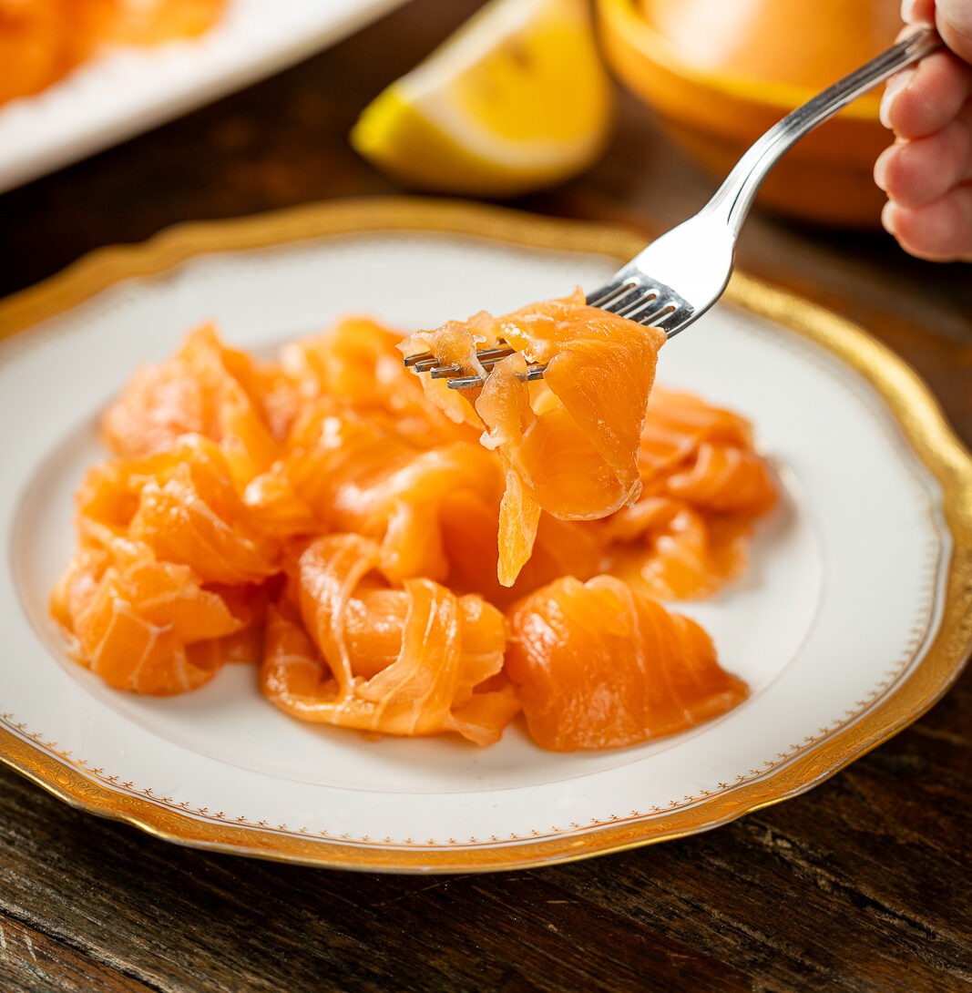 – Gravlax de salmão